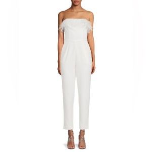SAYLOR
Janae Strapless Jumpsuit SIZE SMALL REHEARSAL DINNER WEDDING ENGAGEMENT